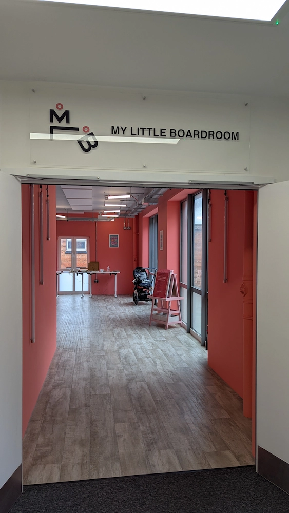 Entrance interior of My Little Boardroom